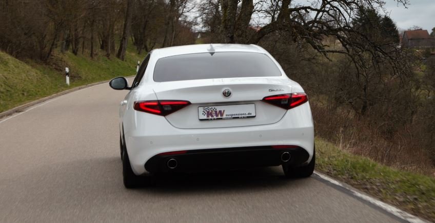 KW Gewindefahrwerk  V3 Inox (mit Druck- & Zugstufendämpfung) für Alfa Romeo Giulia Typ 952 für Fzg. ohne elektr. Dämpferregelung